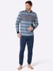 WITT WEIDEN Schlafanzug in bleu-dunkelblau-gestreift