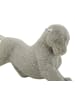 Mauro Ferretti Panther aus silbernem Kunstharz, 32 x 9 x 11 cm