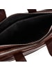 Plevier Jimmy Aktentasche Leder 31 cm Laptopfach braun