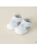 MUNADUNA Sommer Baby-Schuhe aus Netzstoff mit Sternenmuster in Hellgrau