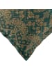Bassetti Fein Satin Kuschelkissenbezug Gold Decor in smaragdgrün