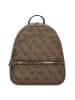 Guess Manhattan II City Rucksack 26 cm in latte logo