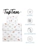 TupTam Kinder Bettdecken Set Gemustert in beige