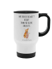 Mr. & Mrs. Panda Kaffee-Thermobecher Nachtfalter Fähnchen mit Sp... in Weiß
