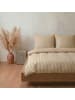 Carpe Sonno Seersucker Bettwäsche in Beige Weiß