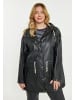 Schmuddelwedda Damen Curvy Regenmantel in Schwarz