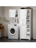 SoBuy Badezimmerschrank in Mattweiß - (W) 37 x (H) 170 x (L) 60 cm