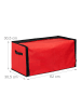 relaxdays Weihnachtskugel-Aufbewahrungsbox in Rot/ Schwarz - (B)62 x (H)30,5 x (T)30,5 cm