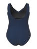 Ulla Popken Badeanzug in dunkelblau