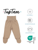 TupTam Baby Jungen Strampelhose mit Fuß 3er Pack in braun/schwarz