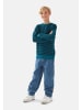 Band of Rascals Strick " 3D Stripe " in petrol-navy