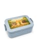 Mr. & Mrs. Panda MEPAL Bentobox Schnecken Liebe Design ohne Spruch in Blau Pastell