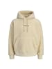 Jack and Jones Jornorrebro EMB Teddy Sweat Hood in Creme