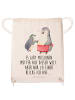Mr. & Mrs. Panda gym tasche Pinguin mit Kind mit Spruch in Creme