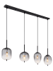 Globo lighting Hängeleuchte "ATTILA" in black