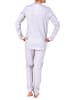 NORMANN Pyjama grafisches Design - 44349 in grau