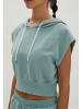 ADLYSH Sweatshirt Relax Short Sleeve Hoodie in Antique Green