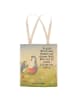 Mr. & Mrs. Panda Beutel Tasche Pinguin mit Kind Design mit Spruch in Weiß