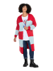 Angel of Style Strickjacke in neon rot