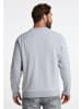 DreiMaster Herren Sweatshirt Mit Rundhals in Hellgrau Melange