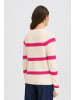 Fransa Strickpullover FRKAMIA Regular fit in Whisper White w. Very Berry