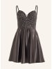 LAONA Kleid Satin Fairytale Dress in Graphite Grey