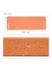 relaxdays Yogamatte in Orange - (B)60 x (H)1 x (T)180 cm