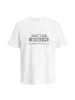Jack and Jones 3er Pack T-Shirts JCOSTANCE Text Tee SS Crew Neck in Mehrfarbig