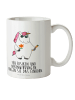 Mr. & Mrs. Panda Kinderpott Einhorn Woodstock mit Spruch in Weiß