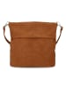 Zwei Mademoiselle.M Schultertasche 25 cm in nubuk cognac