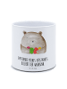 Mr. & Mrs. Panda Keramik Blumentopf Bär Gefühl mit Spruch in Weiß