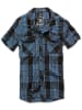Brandit Hemd "Roadstar Shirt Short Sleeve" in Blau