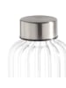 APS Trinkflasche EVERLINE  7 x 26 cm in transparent/silber