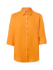 Marie Lund Leinenbluse Rihab in orange - 0050