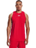 Under Armour T-Shirt "UA Baseline Tanktop aus Baumwolle" in Rot