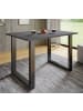 ebuy24 Esstisch XonaU schwarz Anthrazit 140 x 80 cm