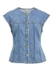 Object Jeansweste in Medium Blue Denim