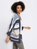 Heine Strickjacke in marine-ecru-geringelt