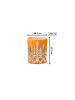RIEDEL Glas Whiskyglas Laudon in Orange 295 ml