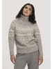 Hessnatur Hessnatur Rollkragenpullover Relaxed aus Alpaka und Bio-Baumwolle in naturgrau