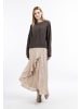 DreiMaster Vintage Damen Strick Pullover in Dunkelbraun