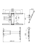 VCM  TV VESA Wandhalterung ausziehbar WS100 in Schwarz