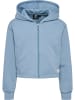 Hummel Reißverschluss Kapuzenpullover Hmlzippi Mädchen in ASHLEY BLUE