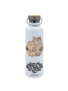 Mr. & Mrs. Panda Wasserflasche Bären Liebe mit Spruch in Weiß