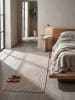 KADIMA DESIGN Teppichläufer Geometrisch pflegeleicht Wohnzimmer Schlafzimmer Flur in Taupe