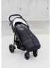 Kaiser Naturfellprodukte Kinderwagen-Fußsack Moony 2in1, Sherpa Fleece black