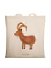 Mr. & Mrs. Panda Shopping Tasche Sternzeichen Steinbock ohne Spruch in Creme