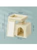 Feandrea Katzenbaum Clawfy in Beige - (B)39.2 x (H)46.4 x (T)51 cm