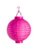 MARELIDA LED Solar Lampion in pink - D: 20cm