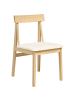 Beliani 2er-Set Esszimmerstuhl ISLE in Beige/Braun